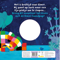 Bedtijd voor Elmer kartonboek met handpop NEDERLANDSTALIGE VERSIE